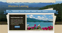 Desktop Screenshot of marinerslanding.com