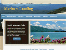 Tablet Screenshot of marinerslanding.com